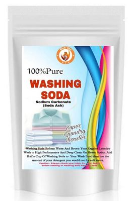 Rich Fox Washing Soda Powder 100% Pure Laundry Booster (Sodium Carbonate) (900 Gms)