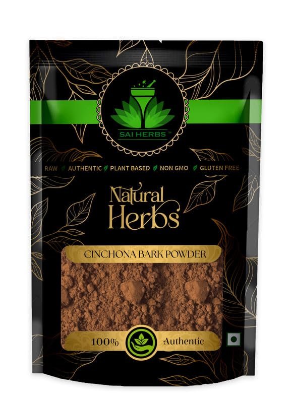 SAI HERBS Cinchona Bark Extract Powder - Pure & Natural (500 Grams)