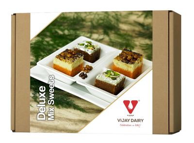 VIJAY DAIRY Deluxe Mix Sweets (250 GM)