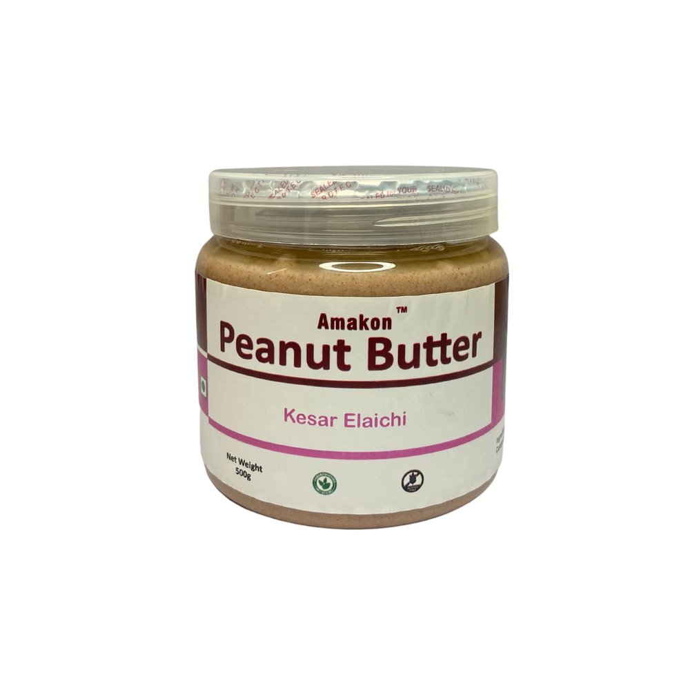Amakon High Protein | Kesar Elaichi | Peanut Butter (500 Gram)