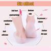 Anti Crack Heel Socks for Women and Men Full Length Silicone Gel Foot Protector Moisturizing Foot-Care Socks for Cracked Feet Repair, Heel Pad for Heel Pain (Full Socks) view 3