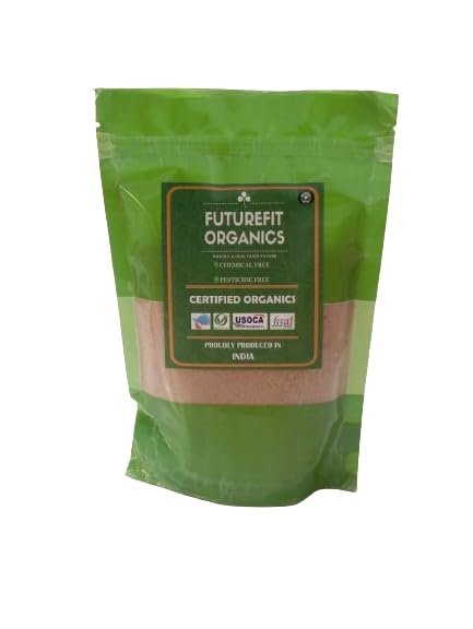 Futurefit Organics, Desi Khand ( Khandsari 500 gm pack of 1 ) | Chemical & Pesticide free | Organic Sugarcane Khandsari Sugar | Sulpharfree Khand |