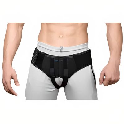 Physicure Comfort and Support Hernia Belt | Colour - Black | Size - M