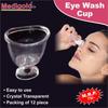 Medigold Crystal Transparent Safe & Comfortable EYE WASH CUP | Washable & Reusable Crystal Clear | Eco-Friendly (2 Pieces) view 3
