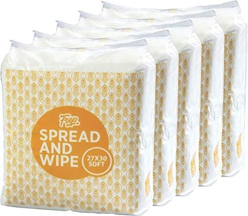 Frep 1 Ply Soft Tissue Paper Napkins | Soft Tissues & Multipurpose Tissues | Tissue papers | Made from 100% Virgin Pulp | Pack of 5