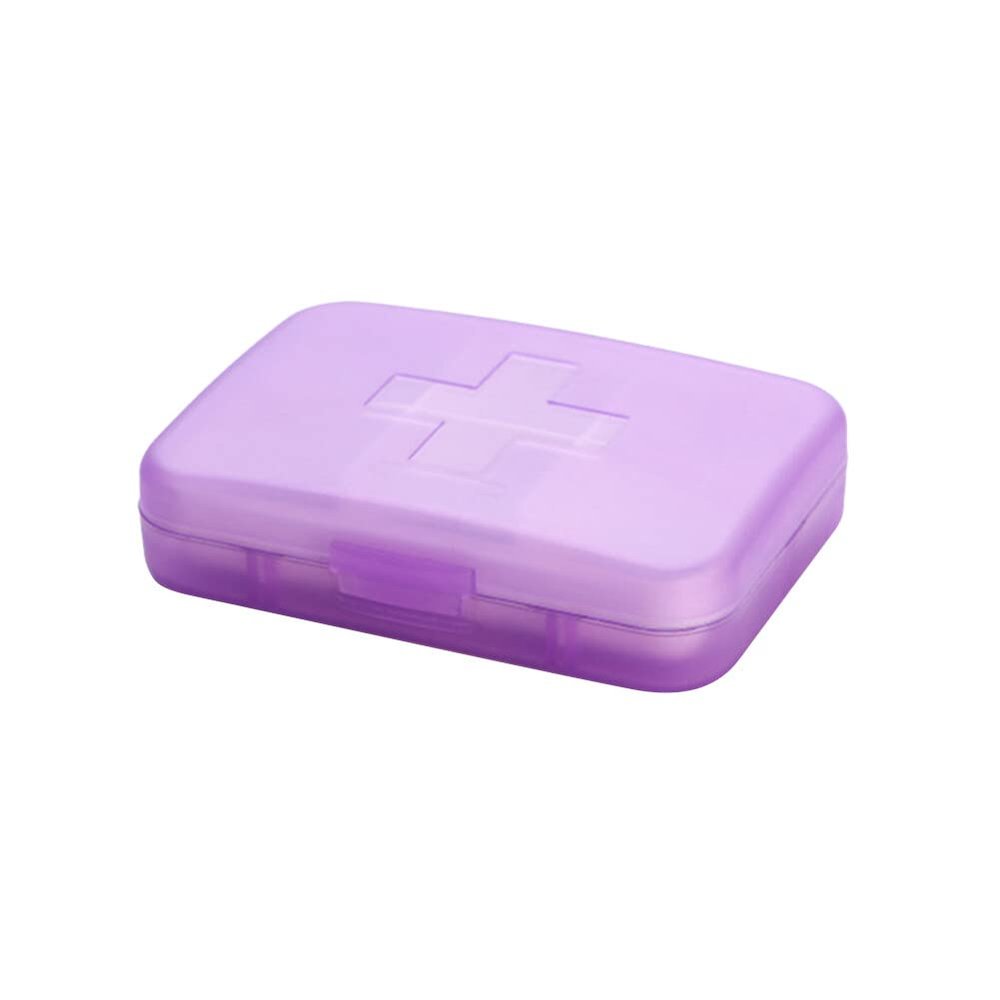 Eforcase Travel Pill Organizer, Portable Pill Case, 6 Compartments Daily Pill Organizer Small Pill Box for Pocket Purse Portable Weekly Pill Box Container for Medicine Vitamin