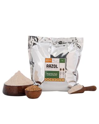 Aazol Khapli Atta: Emmer Wheat Flour - 2kg | Rich in Protein and Fibre | Good for Digestion | Helps Control Blood Sugar
