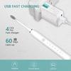 RONFILD Electric Toothbrush Rechargeable Ideal for Adults, 6 Optional Modes Fast Charging Electric Ultrasonic Toothbrush with 2 min Build in Timer & 4 Replacement Brush Heads (Multi, pack of 1) view 3