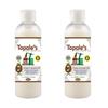 Topale's Virgin Coconut Oil 200 ML | Raw, Edible Cold Pressed, Unrefined, No Trans Fat, Naturally Cholesterol Free | For Cooking, Hair, Skin & Baby Care, Oil Pulling | Wood Pressed Natural Coconut Oil (Pack of 2) view 1