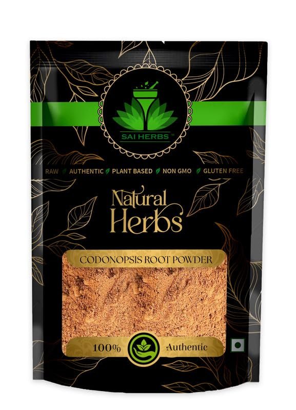 SAI HERBS Codonopsis Root Extract Powder - Pilosula Extract Powder - Pure & Natural (500 Grams)