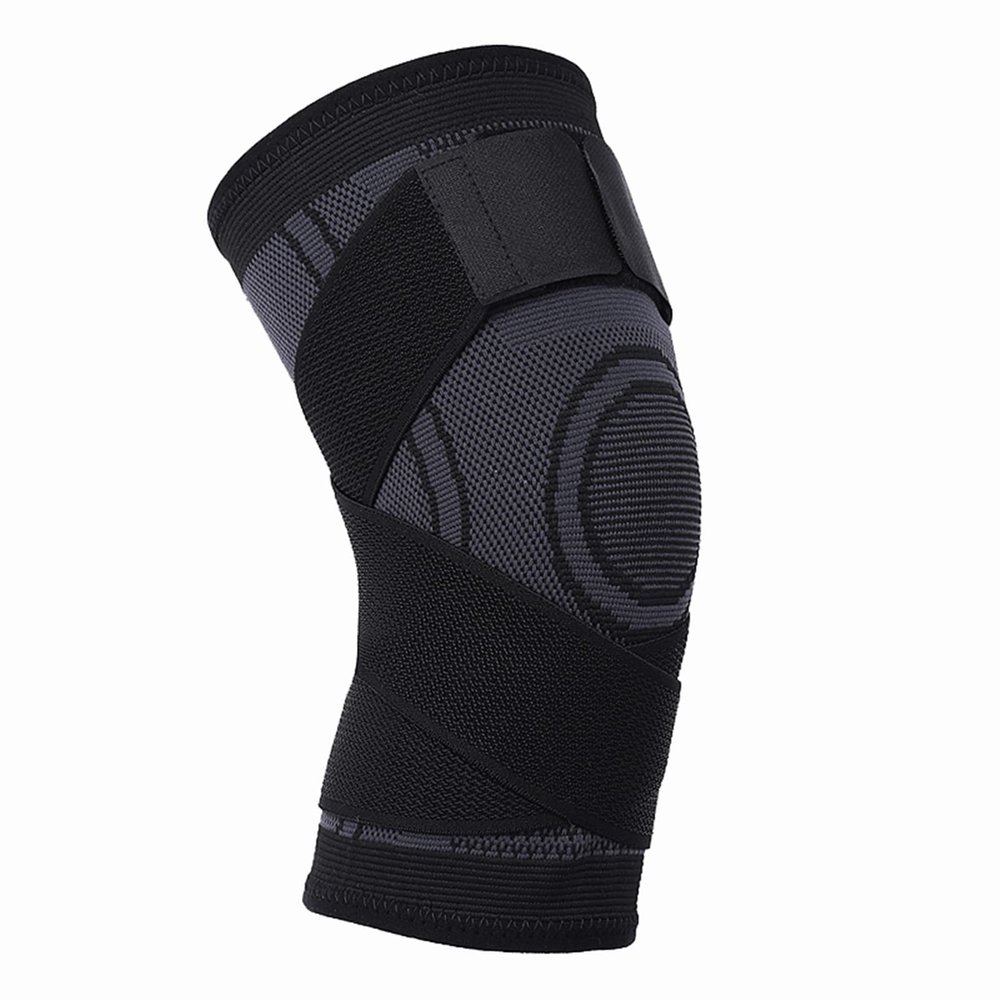 1PCS Adjustable Knee Support Knee C-ompression Sleeve Brace Compression Band Breathable Design for Running Basketball Baseball Hiking Sport Activities/