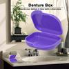 NavaFresh Basics Denture Box Denture Case Dental False Teeth Cleaning Box Denture Bath Container Retainer Denture lder | view 4