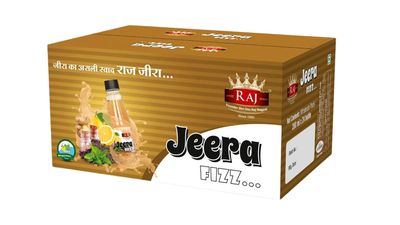 Raj Special Jeera Fizz Beverage Instant refreshing Drink For Summer- 160ml (Pack of 24) (Jeera, Pack of 4)