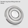 Generic Electric Cutter Head, Round Head Painless Mustache Removal Safe Eco Friendly Electric Shaver Cutter Head for Flyco FS301 FS302 for Home | view 4