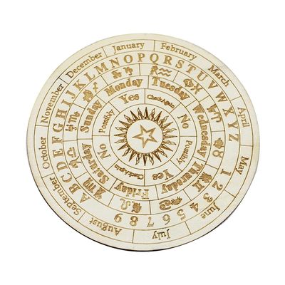 NavaFresh Basics Star ndulum d Wooden Dowsing Divination d Round Metaphysical M Age d Witchcraft Wiccan Altar Beginner Witchcraft ply/