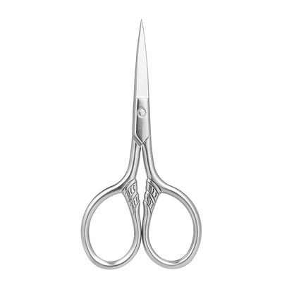 NavaFresh Basics Stainless Steel Beard Trimmer Scissor for Barber Home Use Mini Size Shaving Shear Beard Trimmer Eyebrow Bang Cutting Scissor//