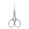 NavaFresh Basics Stainless Steel Beard Trimmer Scissor for Barber Home Use Mini Size Shaving Shear Beard Trimmer Eyebrow Bang Cutting Scissor// view 1