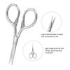 NavaFresh Basics Stainless Steel Beard Trimmer Scissor for Barber Home Use Mini Size Shaving Shear Beard Trimmer Eyebrow Bang Cutting Scissor// view 4
