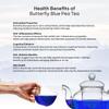 Butterfly Blue Pea Tea | 20 Gms | Blue Pea Tea | Flower Tea | Iced Tea | Helps Skin Glow | Relieves Stress | Caffeine Free view 4