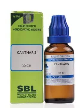 Cantharis 30CH Drops 30ml [Pack of 2] || Homeopathy Single Remedy