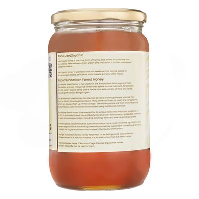 JEET ORGANIC Sundarban Forest Honey, Pure Wild Forest Honey (1000)
