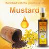 MAPPERZ Body Massage Oil, Pure Cold Pressed Unrefined Yellow Mustard Body Massage Oil, Sarso Ka Tel, Goodness of Omega 3 & 6, With Resuable Bottle, 1 Flip Top Cap, 1 Pump Liquid Dispenser, 100ml view 2