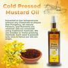 MAPPERZ Body Massage Oil, Pure Cold Pressed Unrefined Yellow Mustard Body Massage Oil, Sarso Ka Tel, Goodness of Omega 3 & 6, With Resuable Bottle, 1 Flip Top Cap, 1 Pump Liquid Dispenser, 100ml view 4