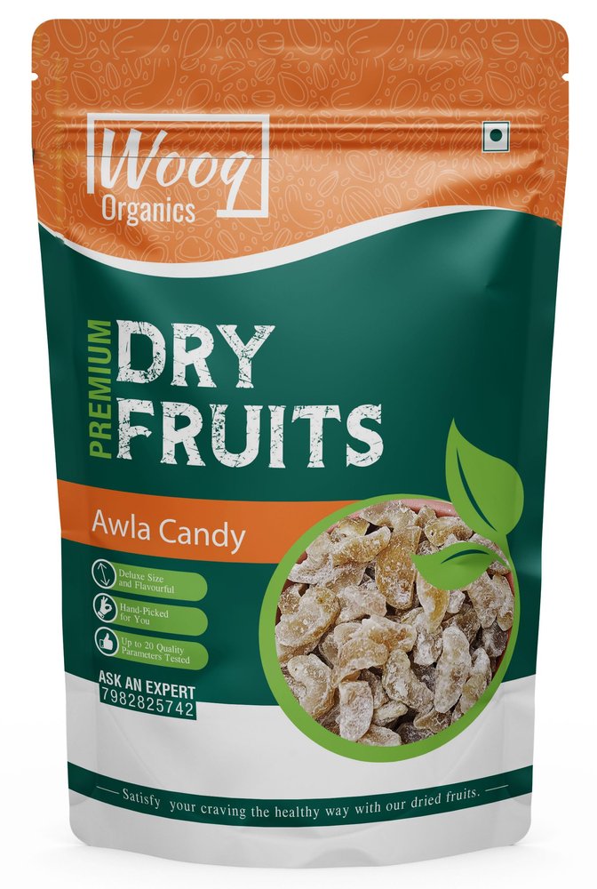 Wooq Organics Awla Candy 200g - Dry Awla | Gooseberry | Natural Amla Candy | with a Tangy Twist - 100% Natural and Organic AWLA Candy