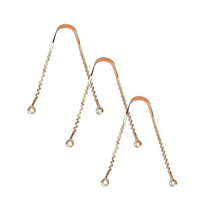Nurpi copper zig zag design tongue cleaner for bad breath Fresh Breath & Bacteria Removal Improves Taste for Men and Women - (Pack of 3)