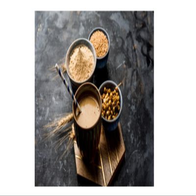 90's MILL Desi-Swaadisht Pure Bihari Chana Sattu/Cool Diet in Summer/Super Food-High in Protein|Digestive Healthy Chana Sattu flour Atta/Energy-boosting Bhungda Sattu flour Atta-3980g