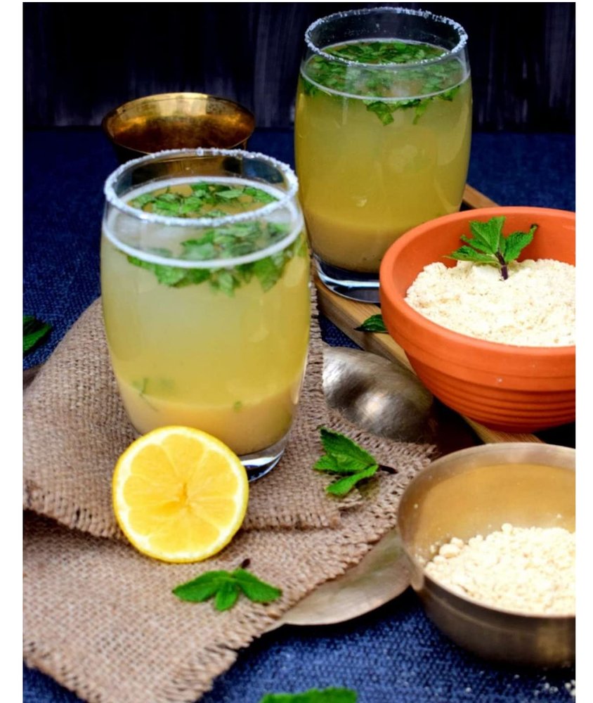 90's MILL Mallikarjuna Fibre Rich Chana Sattu/Cattu Mavu/Roasted Gram Flour|Cooling summer drink|Low glycemic index flour/Sattu|Protein-Rich Chana Sattu Atta/Flour|Rich Indian beverage-2980g