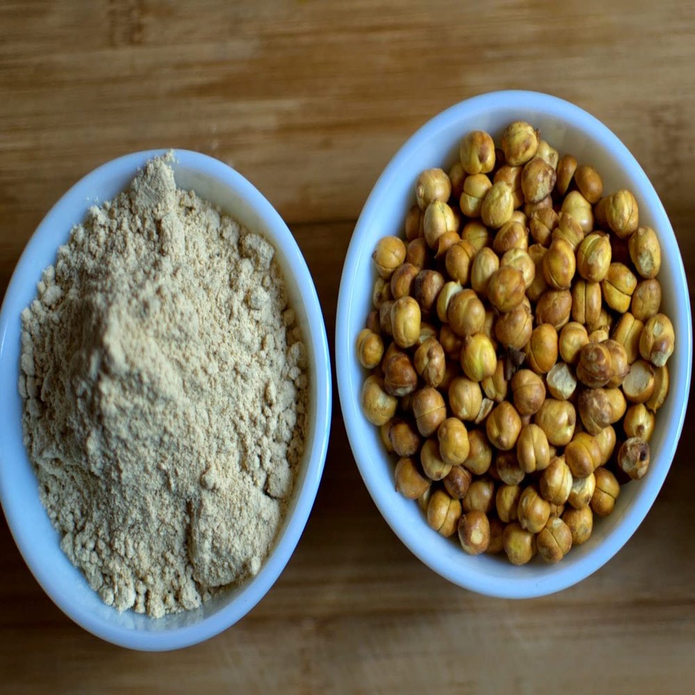 90's MILL Roasted Chhana/Bengal Gram Chana Sattu/Roasted Garbanzo Sattu Powder Atta/Cooling summer drink|Traditional Indian Beverage/Digestive Chana Sattu-960g(pac 2x 480g)