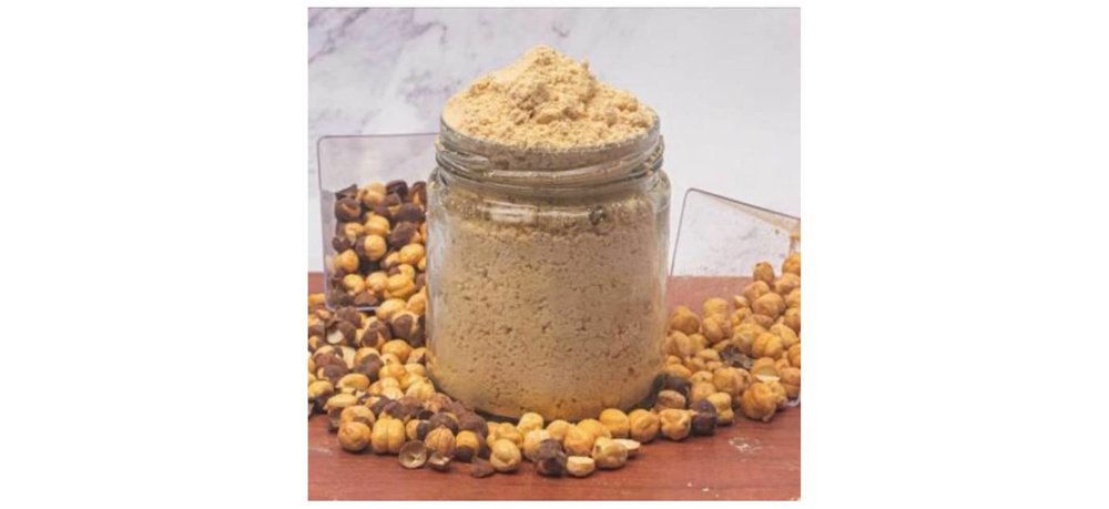 90's MILL Fibre Rich Chana Sattu/Cattu Mavu/Roasted Gram Flour|Cooling summer drink|Low glycemic index flour/Sattu|Protein-Rich Chana Sattu Atta/Flour|Rich Indian beverage-2400g(pac 5x 480g)