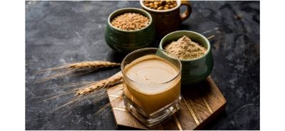 90's MILL Prime Day Vidisha Special Organics Sattu Powder/Gluten Free Roasted Black Chana Flour/100% Natural Chana Sattu with High Fiber|Sattu Drink Powder-720g(pac 3x 240g)