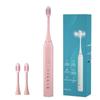 AUSEK Smart Electric Toothbrush for Men and Women - 5 Cleaning Modes, 2-Minute Timer, 30-Second Reminder, 60-Day Battery Life, IPX7 Waterproof, 3 Brush Heads (Pink) view 1