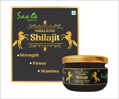 Saara HERBAL FRESH Original Solid Shilajit, Himalayan Solid Shilajit, Performance Booster for Endurance and Stamina, 10g