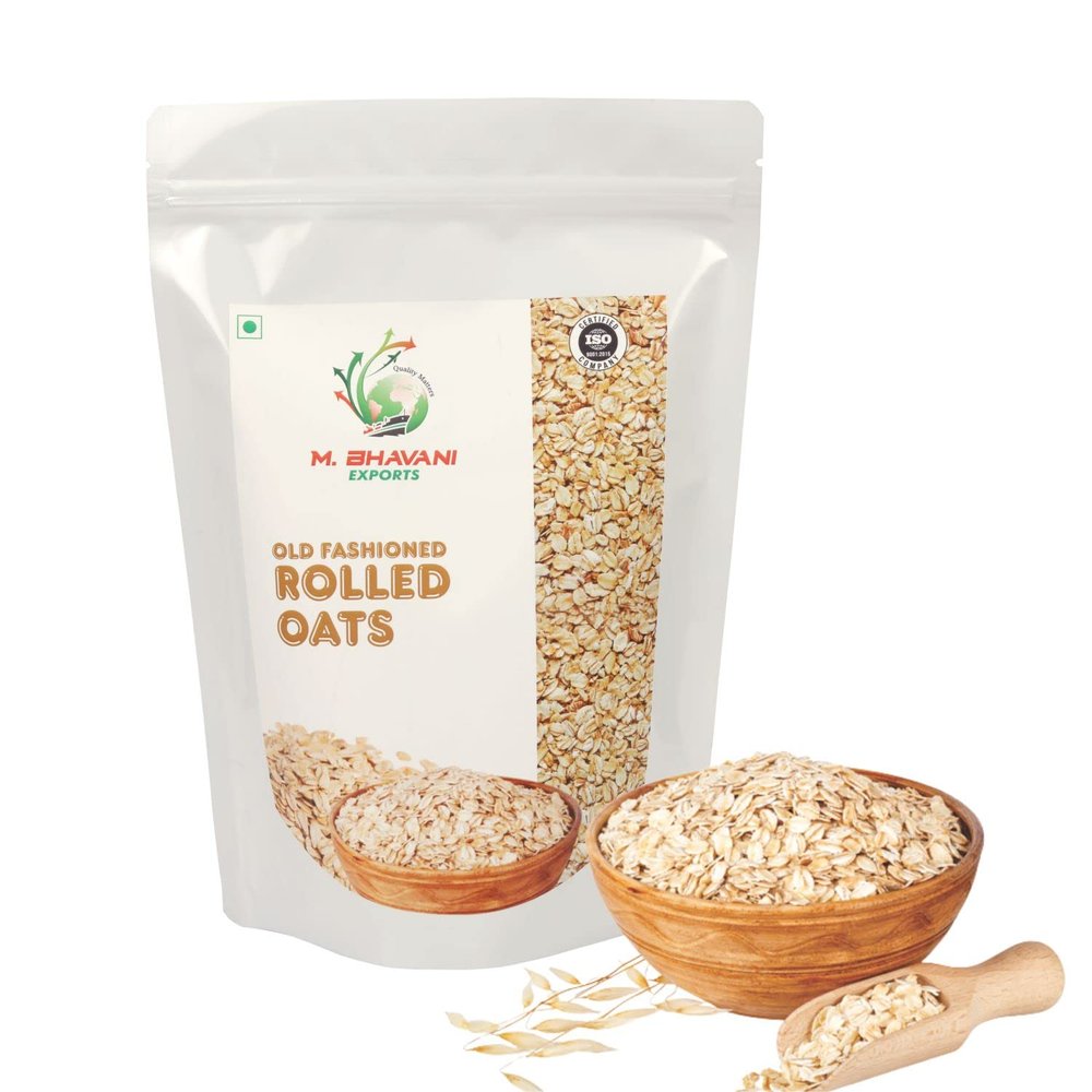 M.BHAVANI Rolled Oats (750g) | High Protein | with Beta Glucan Fiber | Cholesterol Management | Naturally Gluten Free | Clean Nutrition | 100% Natural