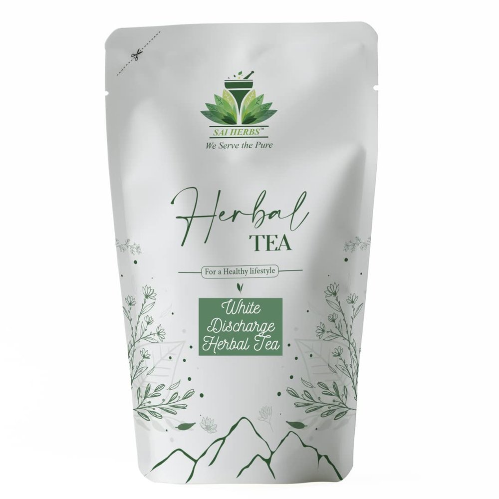 SAI HERBS White Discharge Herbal Tea - For Her - Controls Itching, Bad smell & Improves health - Selected - Luxury Tea - Pure & Natural (50 Grams)
