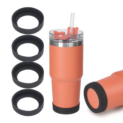 4 PCS Bottle Covers For Stanley Adventure Quencher Tumbler 20oz & 14oz, Anti-Slip Silicone Boot for Stanley, Water Bottle Accessories for Stanley Cup (For Stanley 14oz & 20oz Adventure Cup)