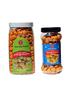 360 Jowar Puff Slow Roasted Palm Oil Free Creamy Cheese Combo | Big and Small Jars | Healthy Snack Variety | Nutritious and Flavorful view 1