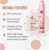 US1984 Sonic Electric Toothbrush for Kids with 5 Modes, 3 Brush Heads & Rechargeable Battery, Ultra Soft Nylon Bristles, IPX7 Waterproof, Electric Power Tooth brush (Pink) view 3