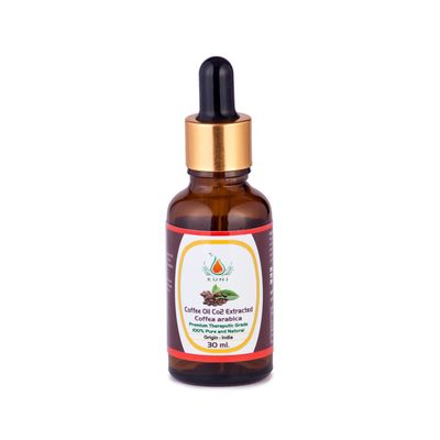 KUNJ Coffee Essential Oil (Coffea arabica) 30ML  100% Pure & Natural, Undiluted, CO Extract  Therapeutic Grade Oil with Luxurious Aroma for Skin Care, Aromatherapy, Massage & Diffuser Use