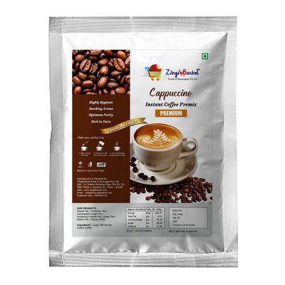 Cappuccino Coffee Premix (950g) Quick Brew, Rich & Creamy Flavor, Instant Coffee Solution, No Machine Required, Perfect for Home, Office, and Travel