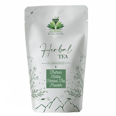SAI HERBS Thetran Kottai Herbal Tea Powder - Tettaamparal Seed - Strychnos Potatorum - Clearing Nut Tree Seed - Luxury Tea - Pure & Natural (25 Grams)
