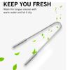 EVEN 2 Piece Tongue Cleaner for Men and Women, Adults Pure Stainless Steel Tongue Cleaner for fresh breath improved Taste Sense & Bacteria Removal. (STEEL 2 PIECE M1) view 4