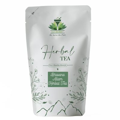 SAI HERBS Bhavana Allam Herbal Tea - Dried Ginger - Allam Murabba - Dried Salted Ginger - Dried Adrak - Luxury Tea - Pure & Natural (50 Grams)