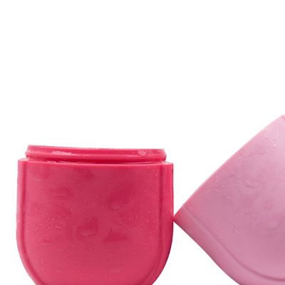 2Pcs Ice Massage Cups Cold Massage Roller Tool Freezable for Muscle Red