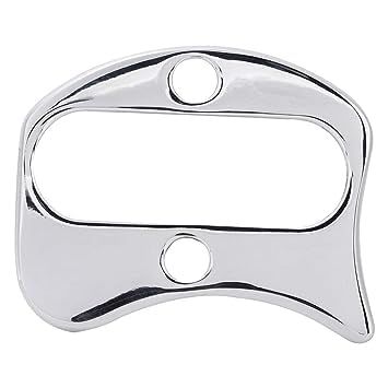 4beauty Therapy Scraping Board, Ergonomic Muscle Pain Relief Shorten Recovery Time Gua Sha Massage Tool Stainless Steel Portable for Home