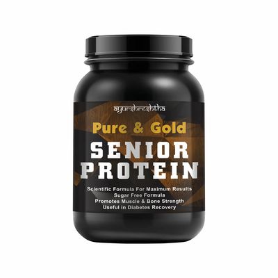 Ayurshreshtha Pure & Gold Senior Protein Powder (1 kg)