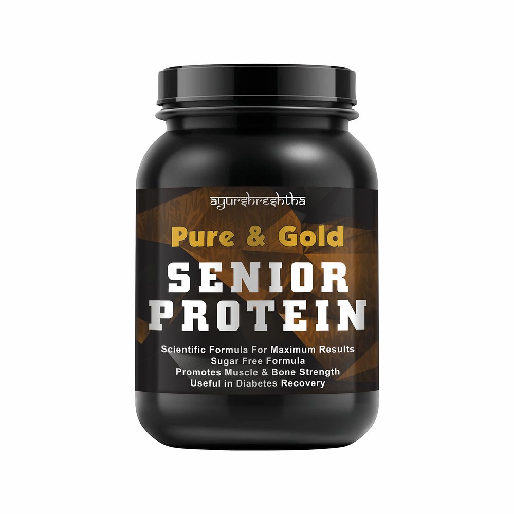 Ayurshreshtha Pure & Gold Senior Protein Powder (1 kg)